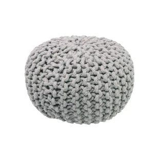 Pouf enfant coton LILI GRIS