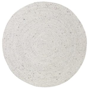 Tapis rond laine feutrée NEETHU NATUREL L