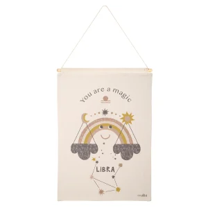 Déco murale chambre enfant zodiaque signe balance LITTLE LIBRA