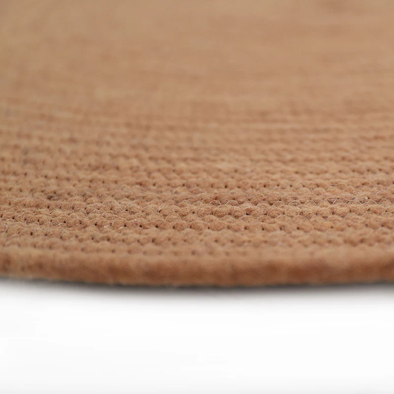 Tapis rond laine feutrée NEETHU TOFFEE M – Image 6