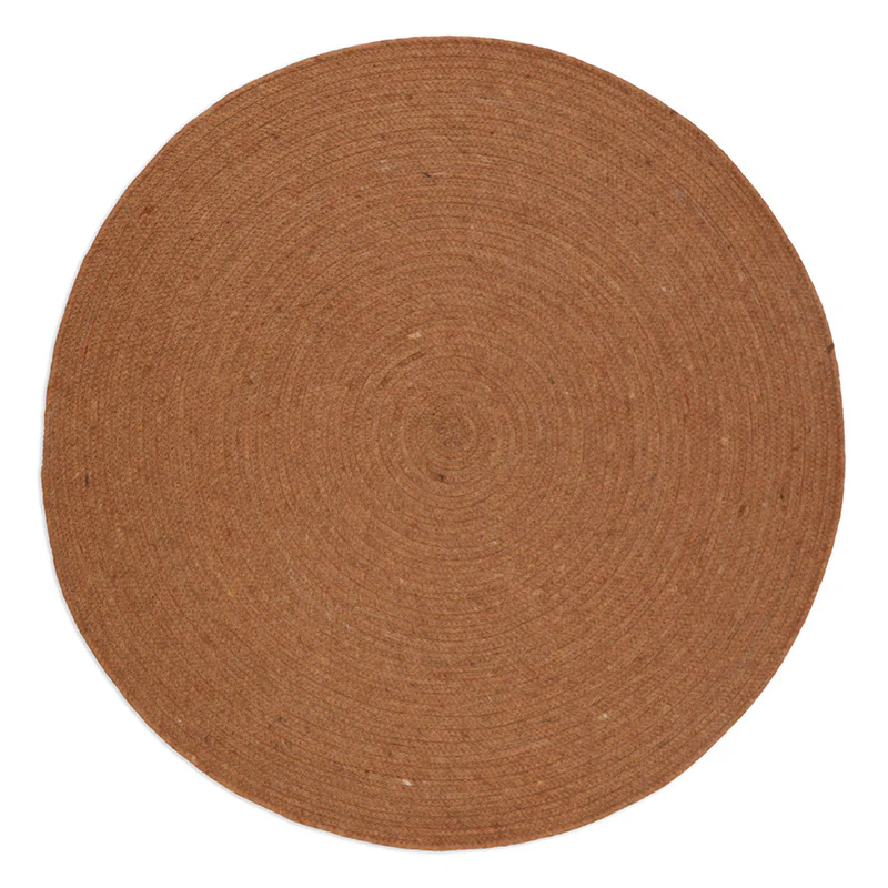 Tapis rond laine feutrée NEETHU TOFFEE S