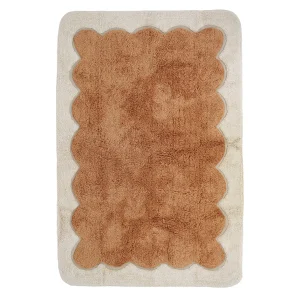 Tapis enfant design festonné Alfonsina "toast"