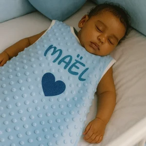Gigoteuse minky | Bleu claire à personnaliser