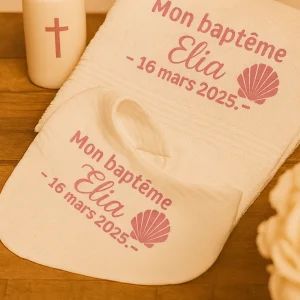 Complet baptême | Thème Coquillage 🐚