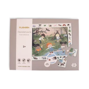 Puzzle d'observation - Aventures en forêt