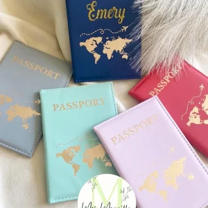 Protège passeport ✈️🌍 | Gris