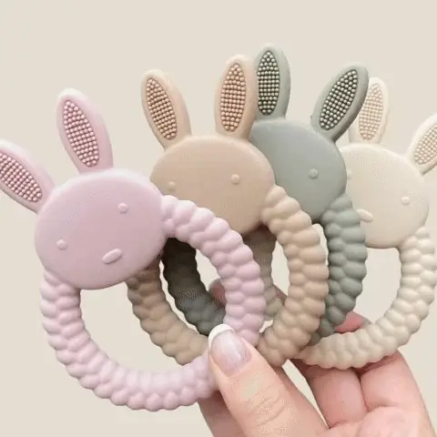 Anneau de dentition-Lapin de dessin