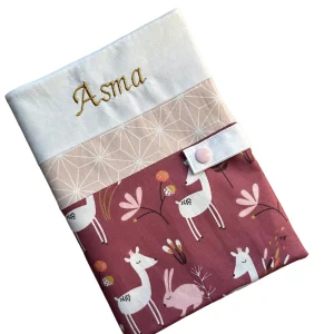 Protège carnet de santé personnalisé - Rose Asma