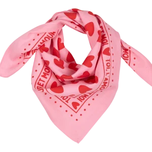 Foulard Amour - Rose/Rouge