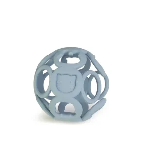 Balle d'éveil silicone - Bleu ciel