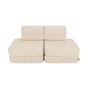 Canapé modulable Pocket en velours Corduroy à fines côtes Slimcord | 4 Pièces