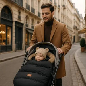 Chancelière poussette | Cocon noir™