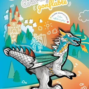 Coloriage Gonflable Géant - Dragon