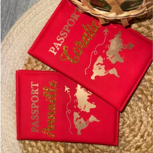 Protège passeport ✈️🌍 | Rouge