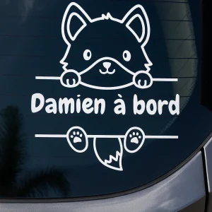 Stickers bebe à bord | Renard