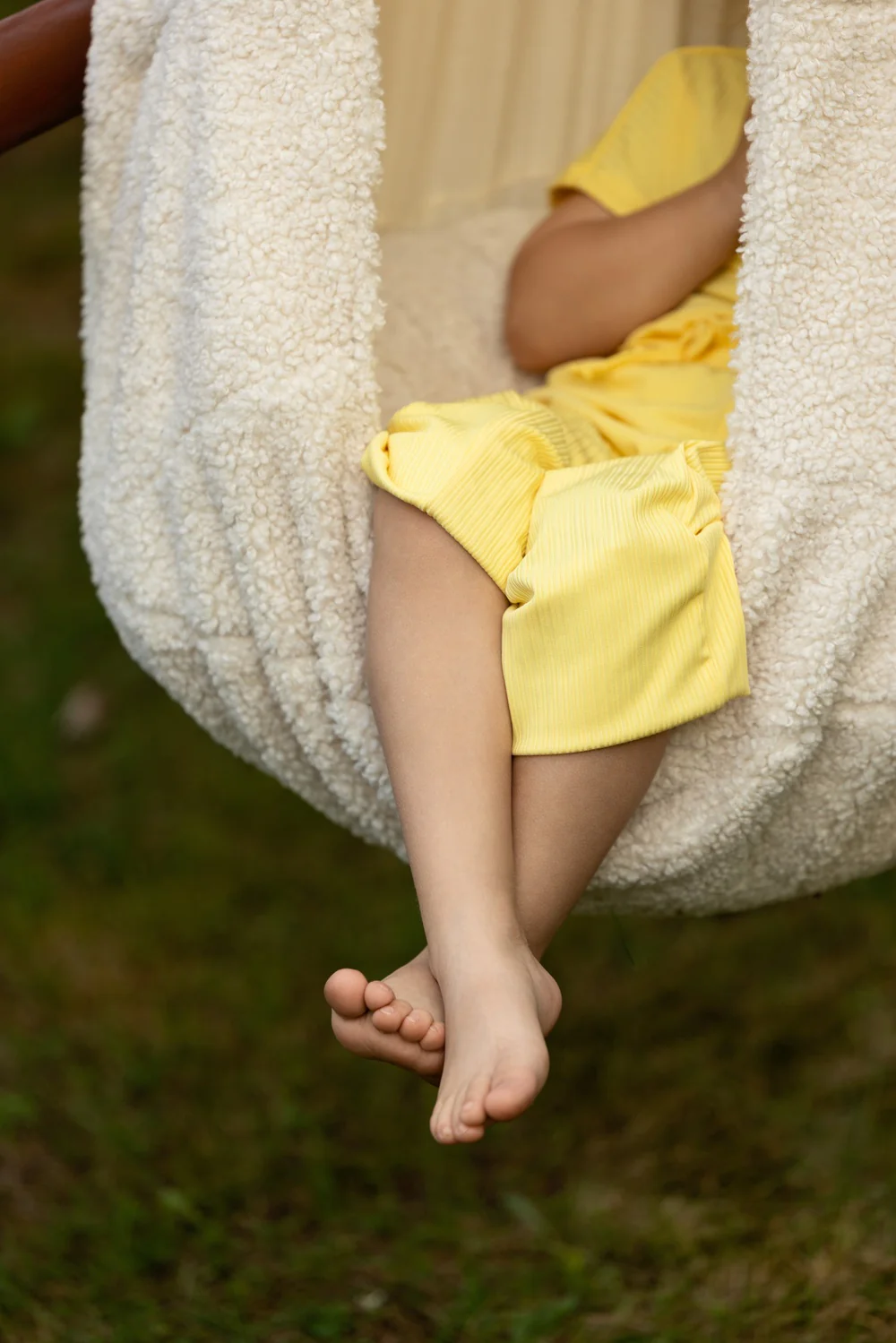 Balançoire Cocon d'intérieur, en bouclette – Image 5