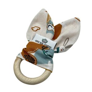 Anneau de dentition bois - Beige Forêt