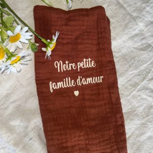 Protège livret famille | Chocolat à personnaliser