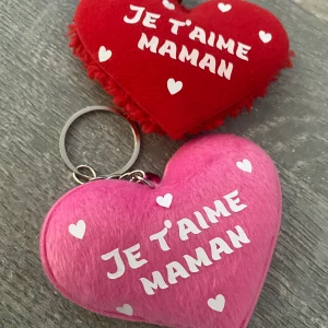 Porte clef je t'aime maman