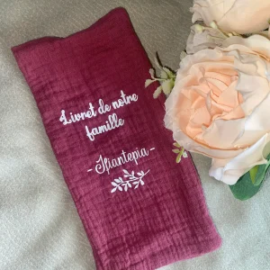 Protège livret famille | Framboise à personnaliser