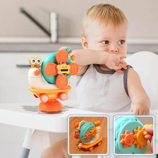 Jouet pour bébé-Ventouse rotative – Image 2