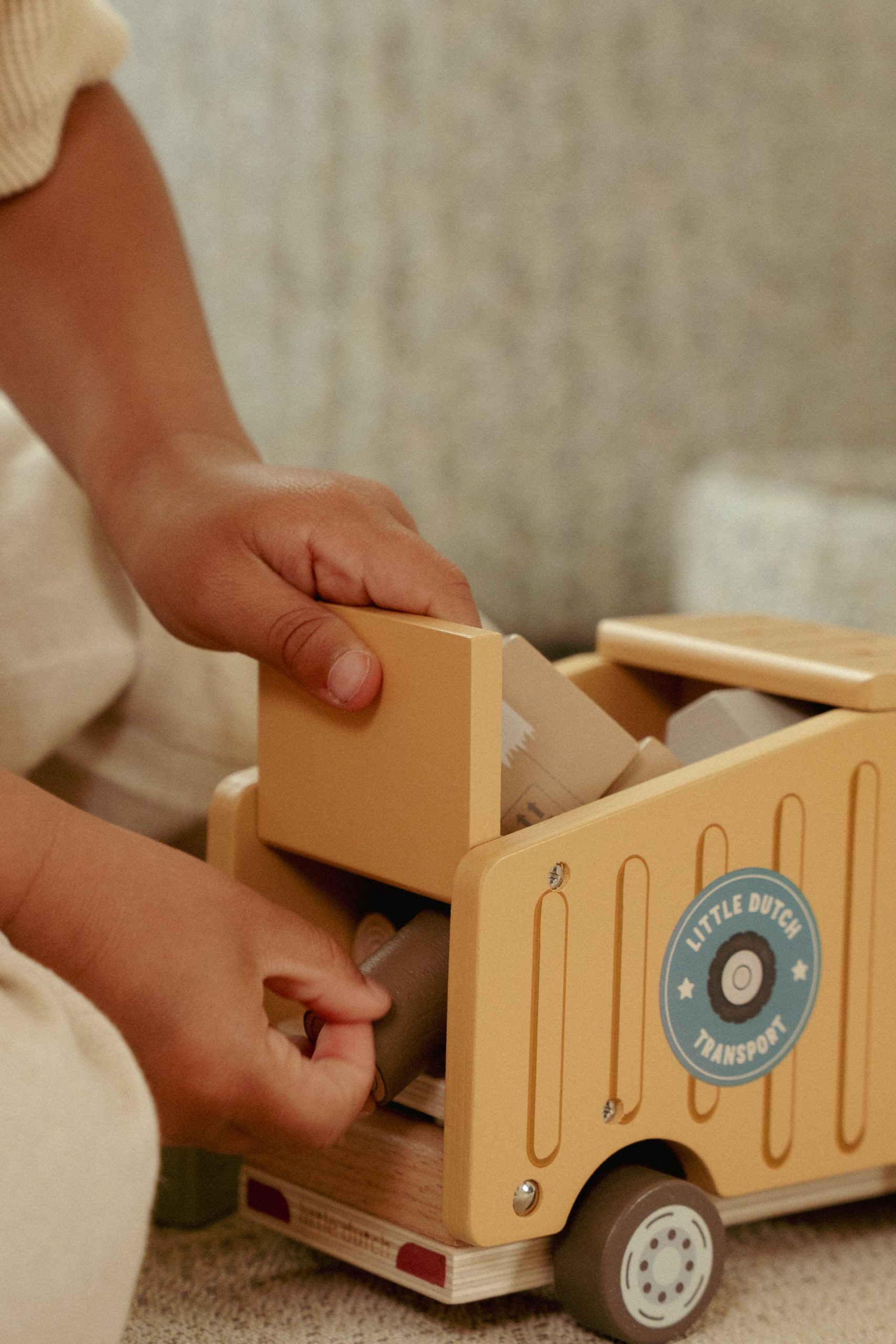 Jouet en bois - Camion benne – Image 3