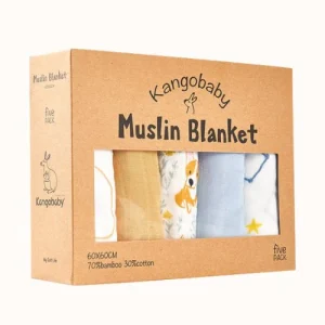 Cadeau naissance - couverture mousseline | Kangobebe™