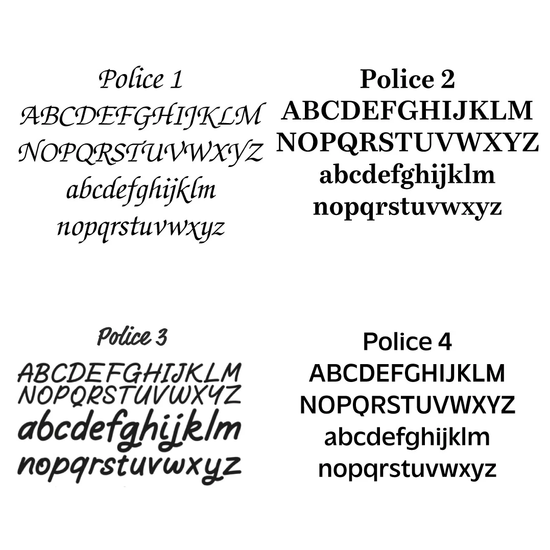 Protège livret de famille personnalisable - Noir éventails – Image 4