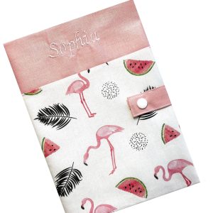 Protège carnet de santé personnalisé - Rose Sophia