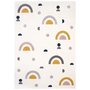 Tapis chambre enfant arc en ciel MERY