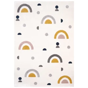 Tapis chambre enfant arc en ciel MERY L