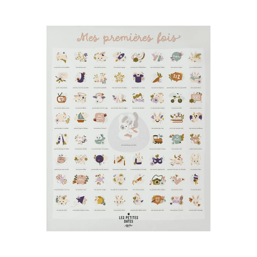 Affiche - Mes premières fois "Lapin"