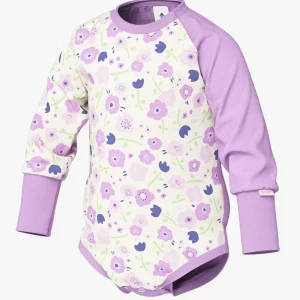 Body bébé 95% coton Oeko-Tex® - Fleurs d'été