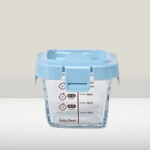 Boite Hermetique en Verre - GlassFoodStorageBox™ - Bleu