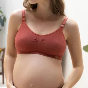 Brassière Grossesse & Allaitement Zoé - Terracotta