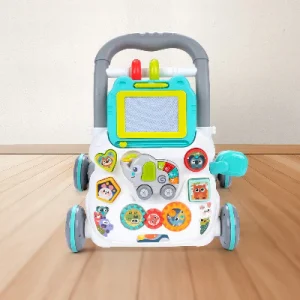 Chariot de marche bébé | Éveil Évolutif Gris