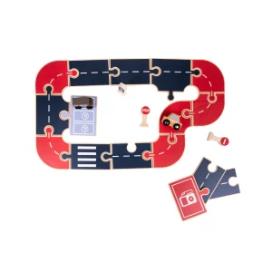 Jouet en bois - Circuit de voitures