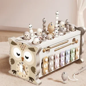 Cube d'activité bébé | Jouet Éveil Sensoriel Magnétique