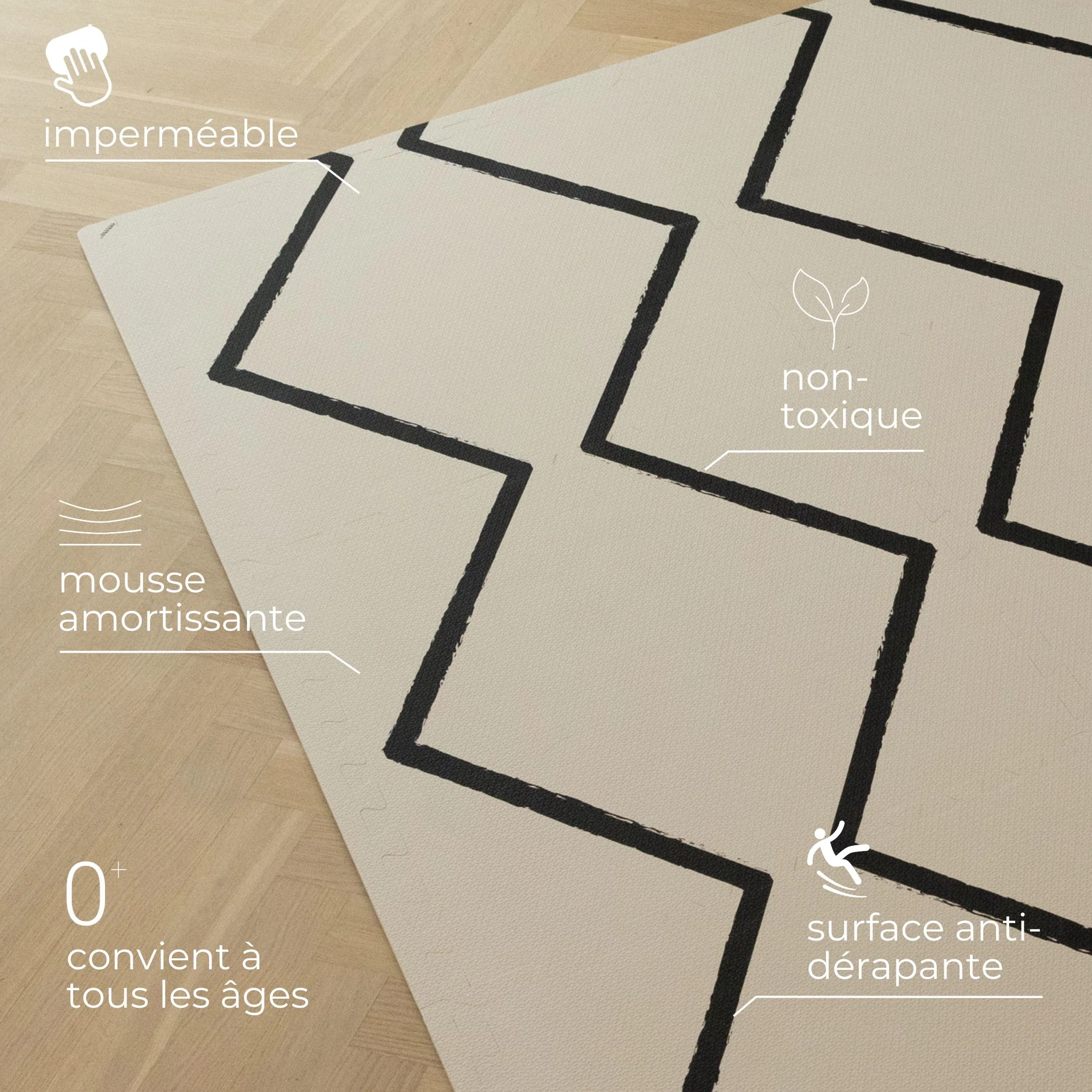 Beni - Ecru - Tapis de jeu – Image 4