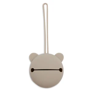 Range-tétine ourson - Vert olive