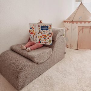 Fauteuil lounge en peluche Bearly
