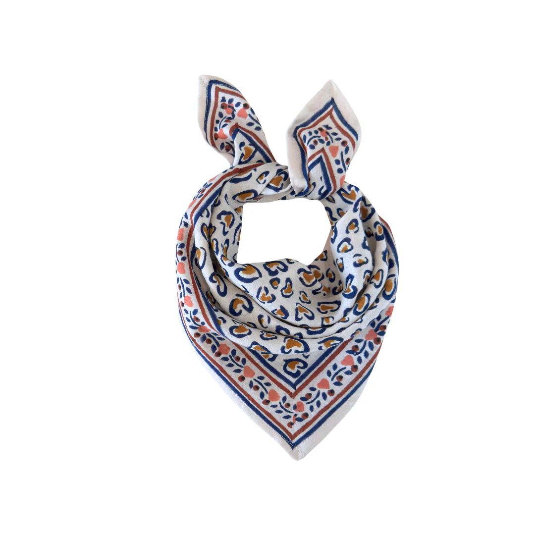 Foulard Léo - Navy
