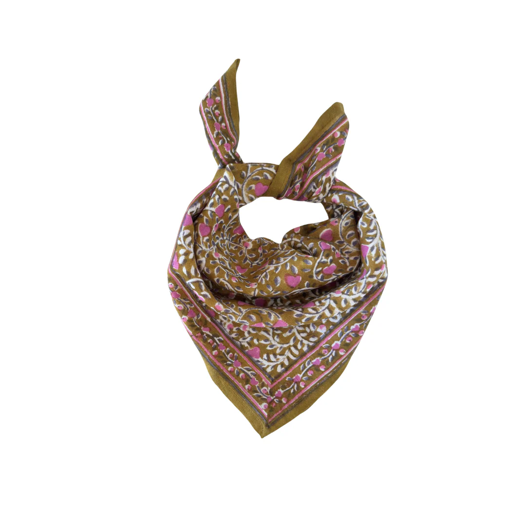 Foulard Love - Bronze