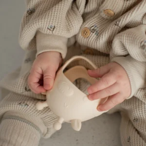 Mitaine de dentition en silicone pour bébé, girafe