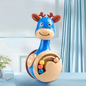 Jouet eveil bébé | Hochet à bascule en forme de faon
