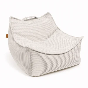 Pouf poire en velours Corduroy à larges côtes Aesthetic