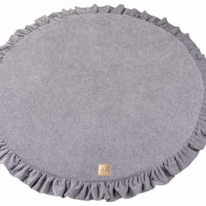 Tapis de jeu rond en velours