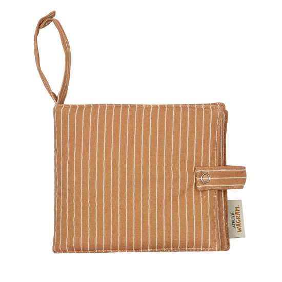 Album photo tissu - Rayures Fines