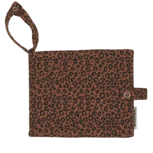 Album photo tissu - Léopard Marron