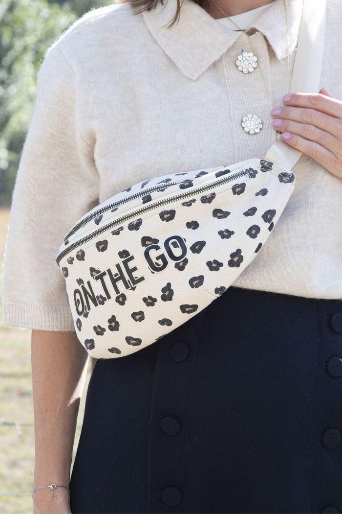 Banana Bag On The Go - beige, léopard, rose ou kaki – Image 5